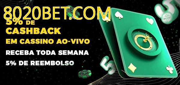 Promoções do cassino ao Vivo 8020BET.COM